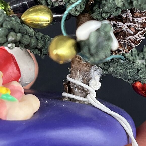 Vintage Kirk's Kritters Angel Cheeks Christmas Angel Figurine w/ Base Tree - Picture 15 of 16